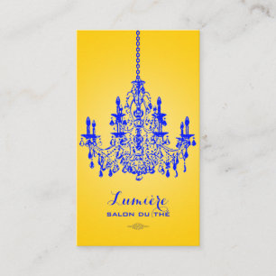 Carte De Visite PixDezines lustre bleu cobalt/do-it-yourself coule