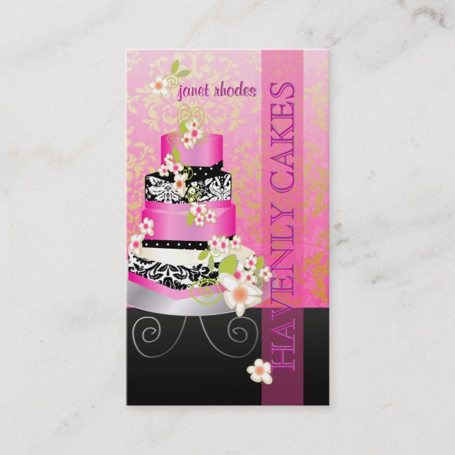 Carte De Visite PixDezines mariage gâteau/boulangerie/do-it-yourse (Devant)
