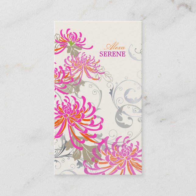 Carte De Visite PixDezines mums+tourbillons/couleurs do-it-yoursel (Devant)