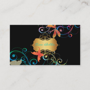 Carte De Visite PixDezines Papillons Papillons Arc-en-ciel