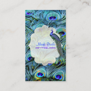 Carte De Visite PixDezines Peacock Feather