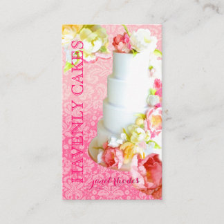 Carte De Visite PixDezines PEONIES/FONDANT GÂTEAU/Boulangerie/pâti