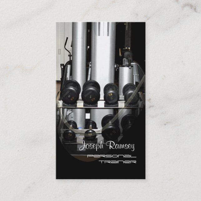 Carte De Visite PixDezines Personal Trainer (Devant)