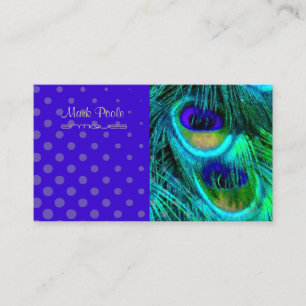 Carte De Visite PixDezines Psychedelic Peacock, Customisez-Le!