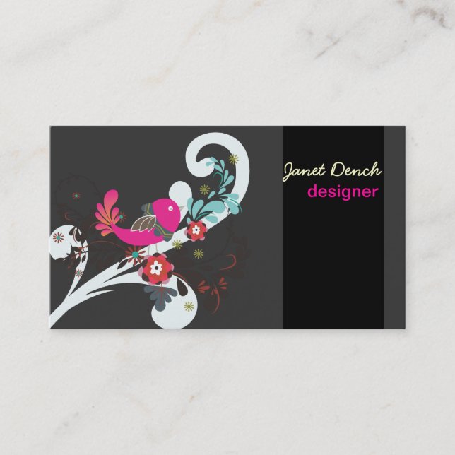 Carte De Visite PixDezines Retro Chicks (Devant)