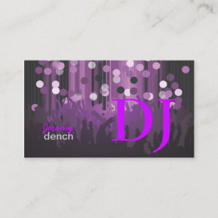 Carte De Visite PixDezines Retro DJ+dance hall