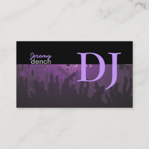 Carte De Visite PixDezines Retro DJ+dance hall