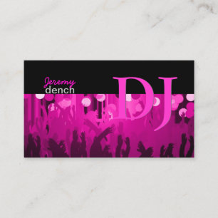 Carte De Visite PixDezines Retro DJ+dance hall
