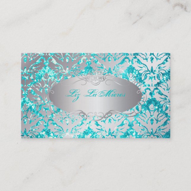 Carte De Visite PixDezines sabine damask/fausse parties scintillan (Devant)