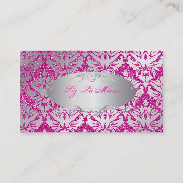 Carte De Visite PixDezines sabine damask/fausse parties scintillan (Devant)