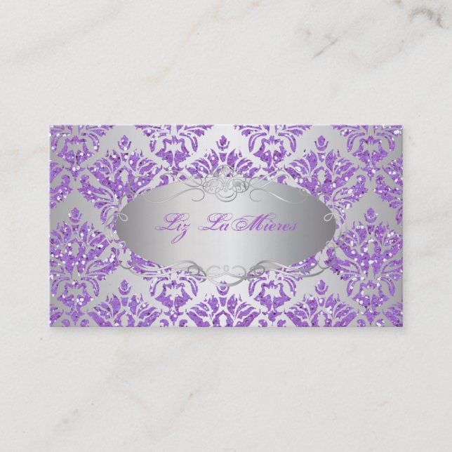 Carte De Visite PixDezines sabine damask/fausse parties scintillan (Devant)