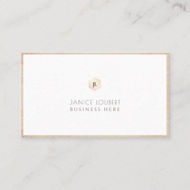 Carte De Visite PixDezines Sepia | Blush+Honeypeb (Devant)