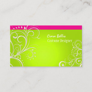 Carte De Visite PixDezines Stylish Pearl Swirls