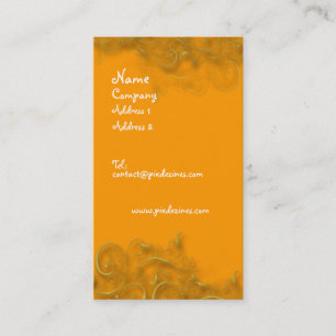 Carte De Visite PixDezines Tourbillons ornementaux, faux or
