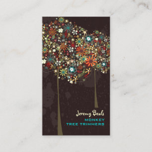 Carte De Visite PixDezines Vintage fleurs d'automne/DO-IT-YOURSELF