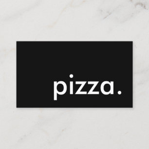 Carte De Visite pizza. (couleur personnalisable)