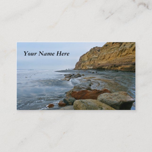 Carte De Visite Plage de la Californie (Devant)
