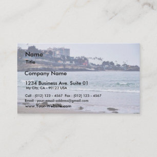 Carte De Visite Plages Ocean La Jolla