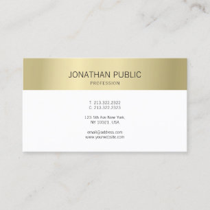 Carte De Visite Plaine professionnelle simple moderne élégante