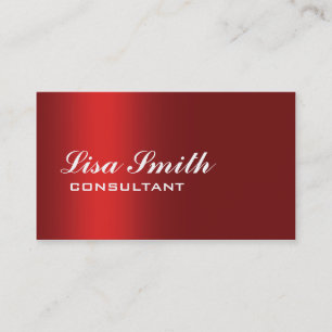 Carte De Visite Plaine simple élégante professionnelle moderne