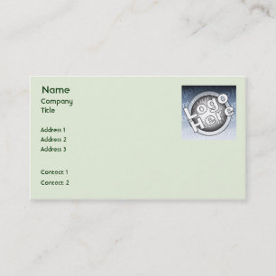 Carte De Visite Plaine verte - affaires