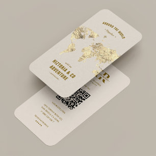 Carte De Visite Plan du planificateur de voyage Adventure Tour Off