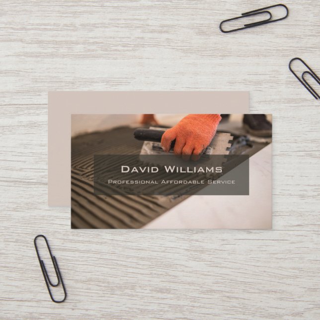 Carte De Visite Plancher professionnel et chaudière (Devant/Arrière en situation)