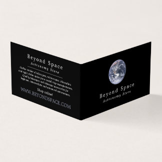 Carte De Visite Planète Terre, Astronome, Astronomie Store
