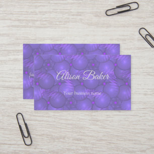 Carte De Visite Planètes violettes et éclairs - cool
