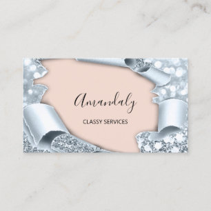 Carte De Visite Planificateur d'événements de maquillage 3D Smoky