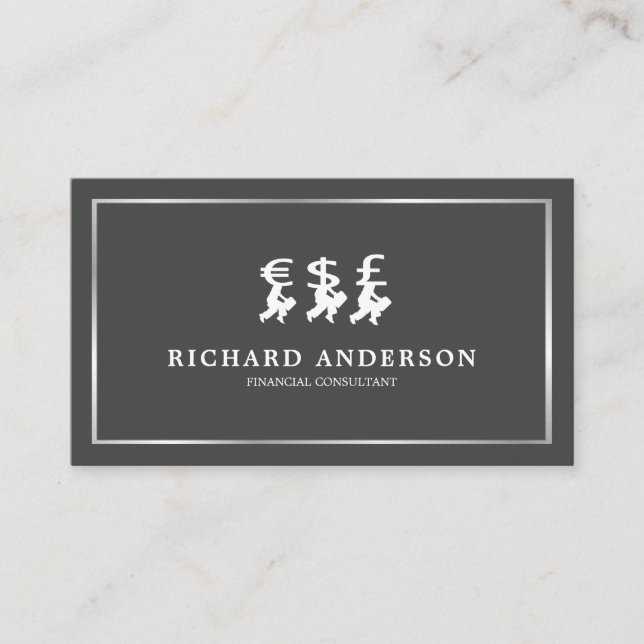 Carte De Visite Planificateur financier professionnel 1 de gestion (Devant)
