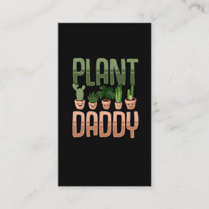Carte De Visite Plante Daddy Kawaii Jardiner Papa Gardener Père