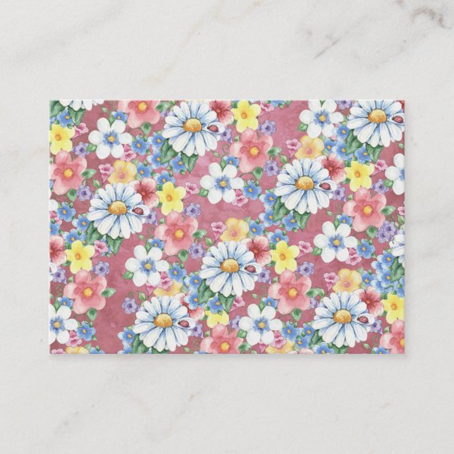 Carte De Visite Plante de la semence et de regarder la croissance  (Devant)