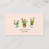 Plante de maison à l'aquarelle | Siège social à do