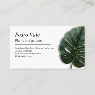 Carte De Visite Plantes et jardins