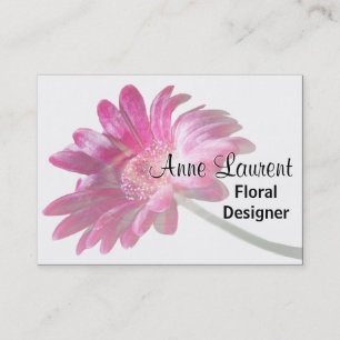 Carte De Visite Plasher Pale Petals Professionnel 3,5 pouces x 2,5