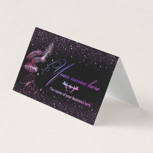 Carte De Visite plegada personalizada, con datos personales