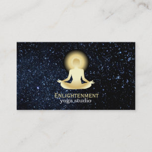 Carte De Visite Plein Lotus (éclairé) / Ciel nocturne