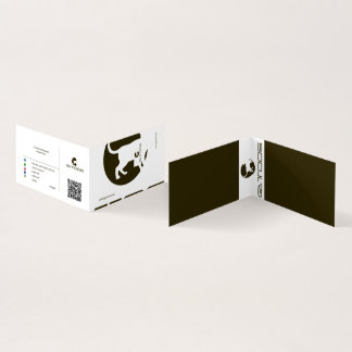 CARTE DE VISITE plié GATTOOS