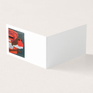 Carte de visite plié par livre horizontal
