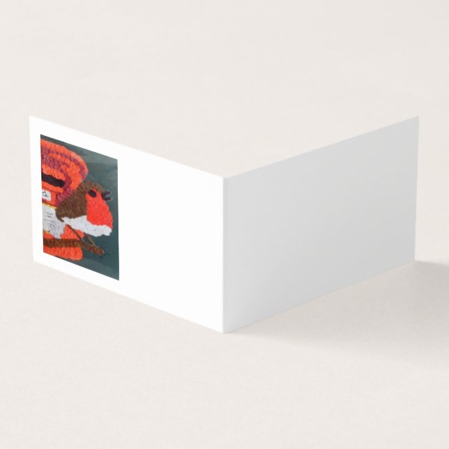Carte de visite plié par livre horizontal (Extérieur)
