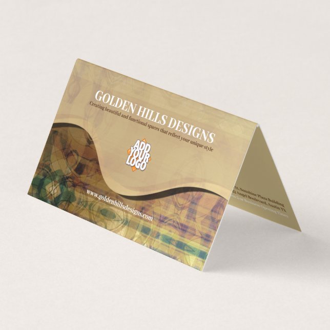 Carte de visite plié Rolling Hills (Devant)