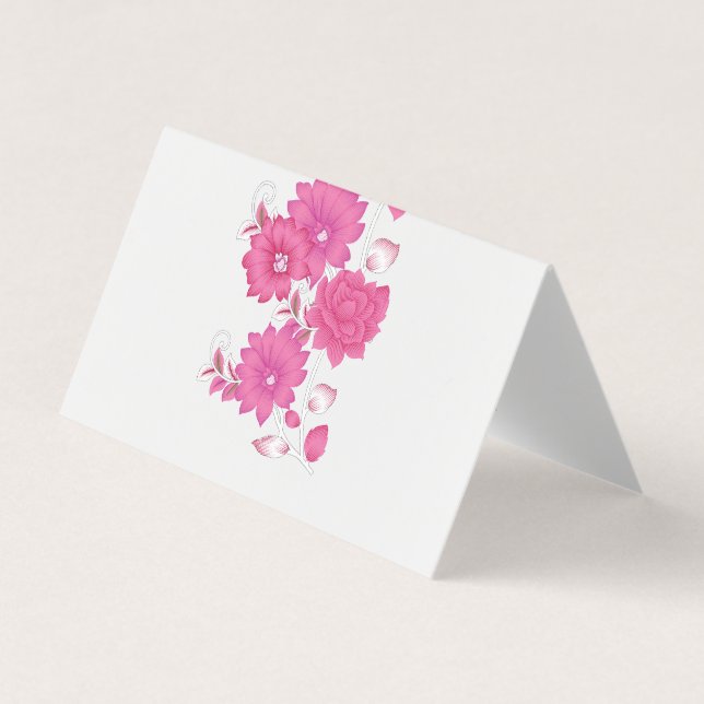 Carte de visite pliée (Devant)