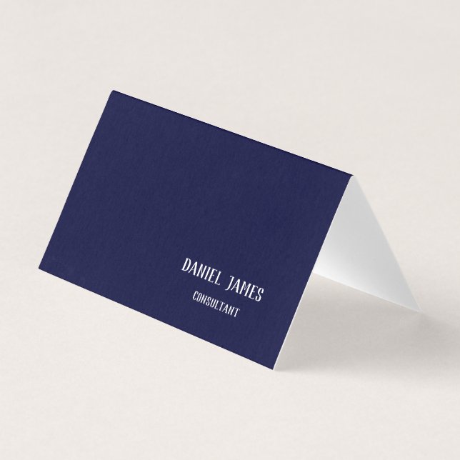 Carte de visite pliée (Devant)