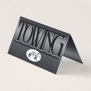 Carte de visite pliée