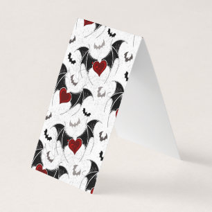 Carte de visite pliée