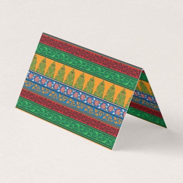 Carte de visite pliée (Devant)