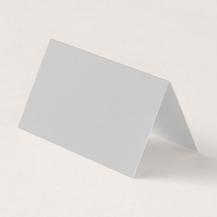 Carte de visite pliée grise luxe