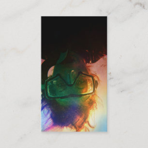 Carte De Visite plongeur coloré