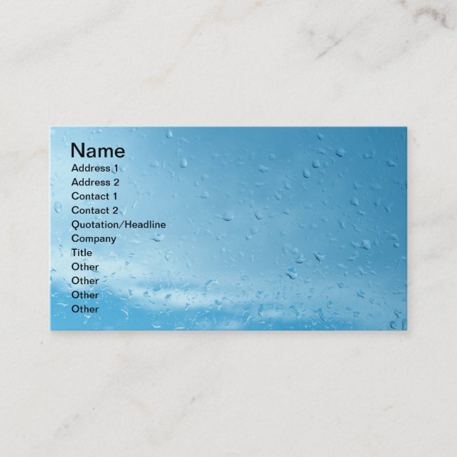 Carte De Visite Pludrops (Devant)
